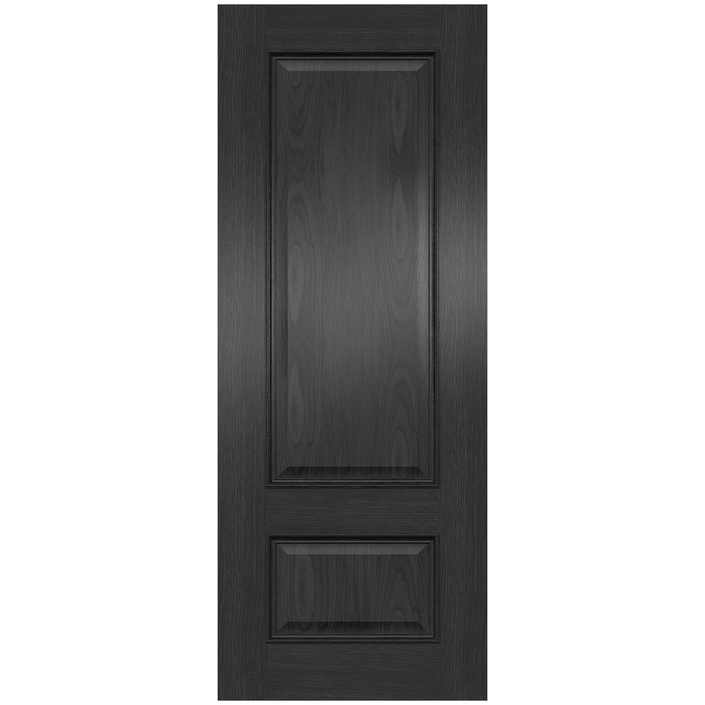 Camden 2 Panel Pre-Finished Black Grained Oak Internal Door