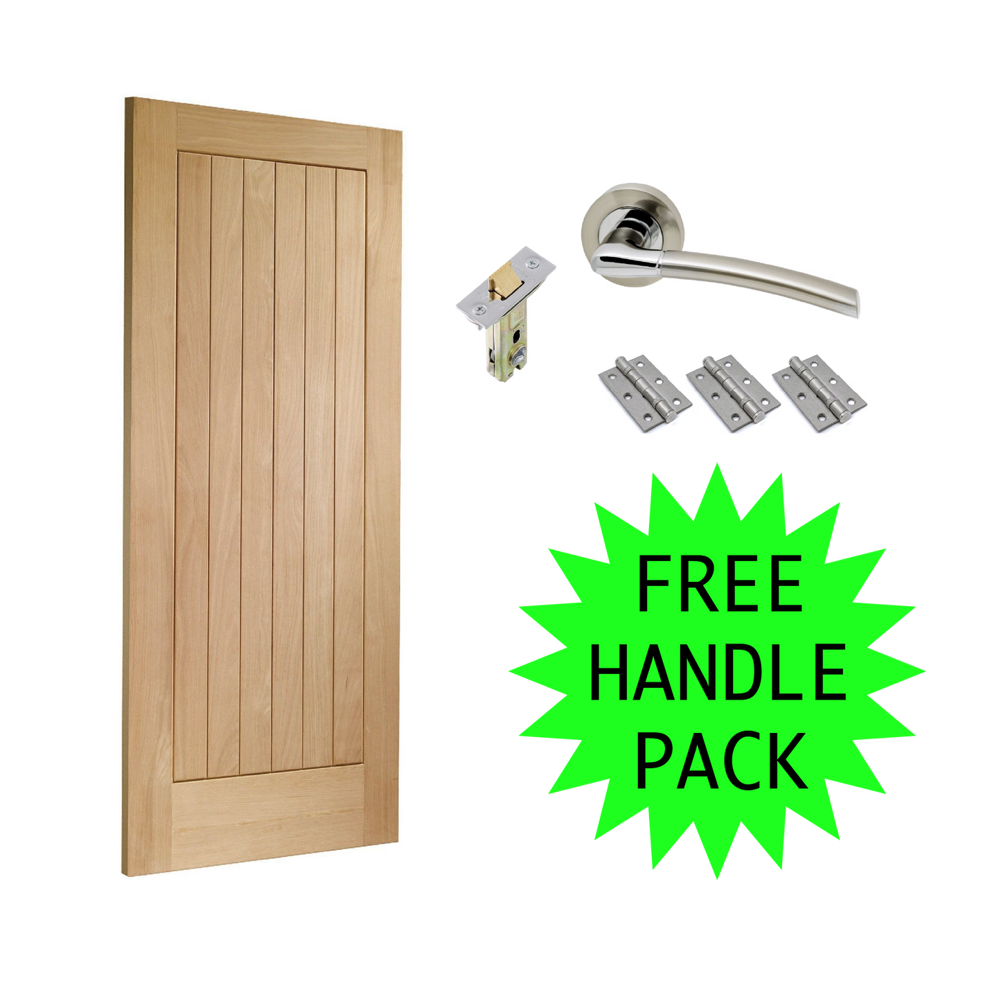 CLEARANCE Suffolk Pre-Finished Internal Door *FREE HANDLE PACK*