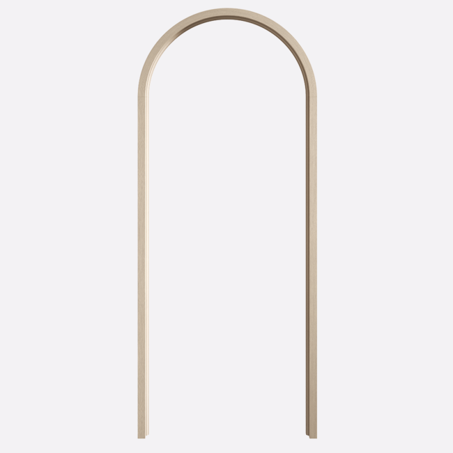 Pre-Finished Blonde Oak Curved Door Lining