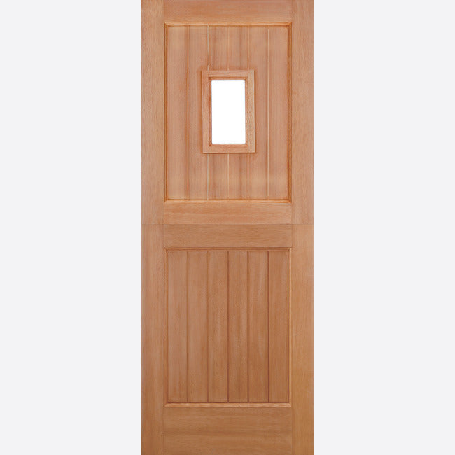 Hardwood Stable Straight Top Unglazed 1L M&T