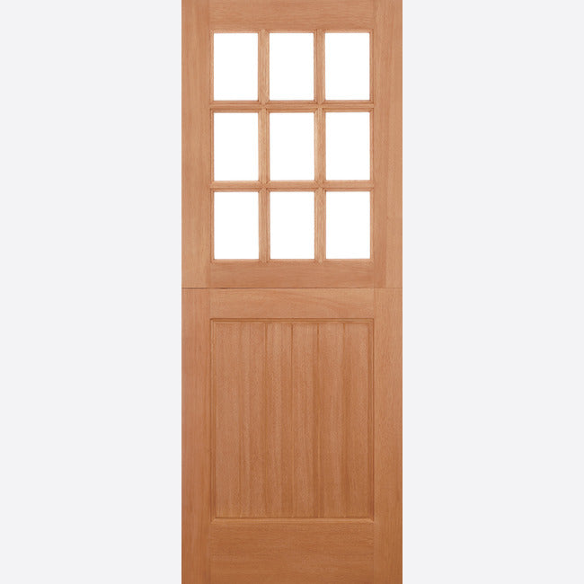 Hardwood Stable Unglazed Straight Top 9L M&T