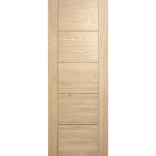 Oak Horizontal Ladder 5P FD30 Fire Door
