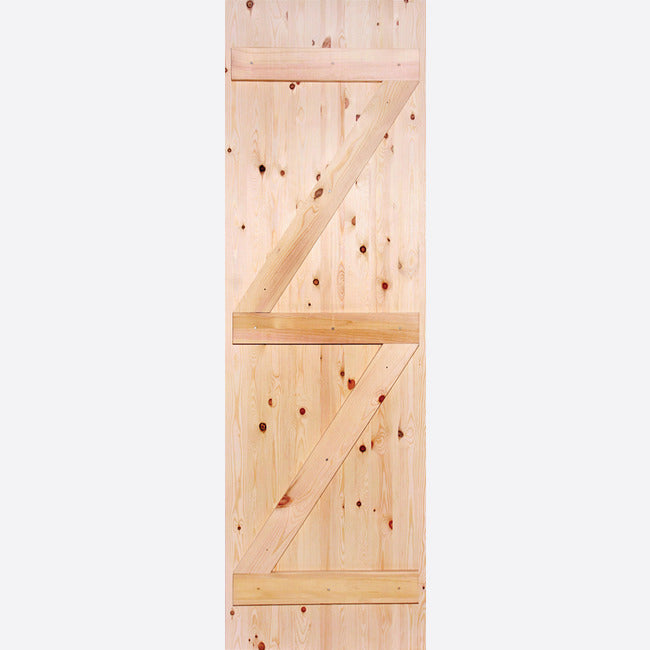 LPD Redwood Ledged & Braced External Door