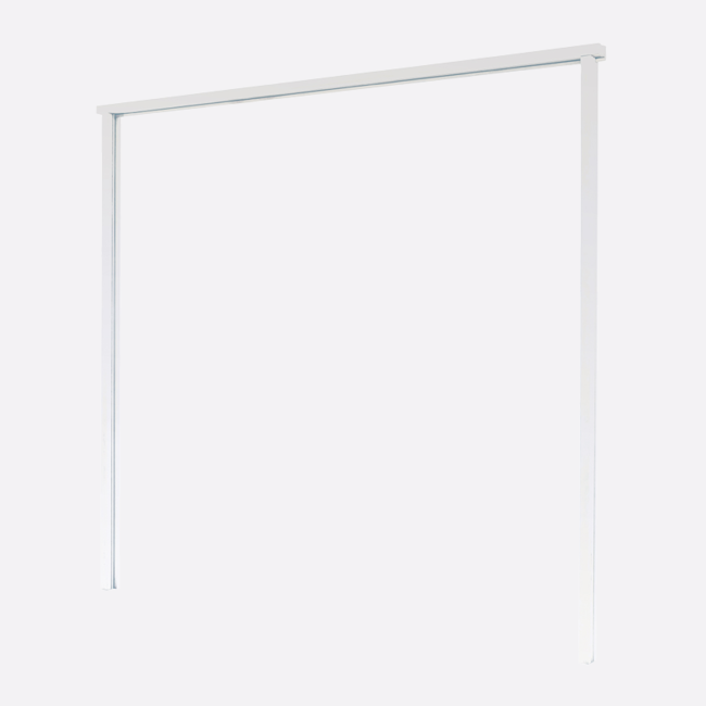 Universal Garage Door Frame White Primed