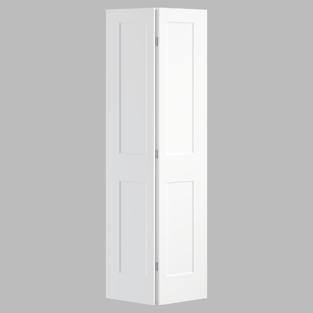White Moulded Smooth Ashford Bi-Fold Internal Door