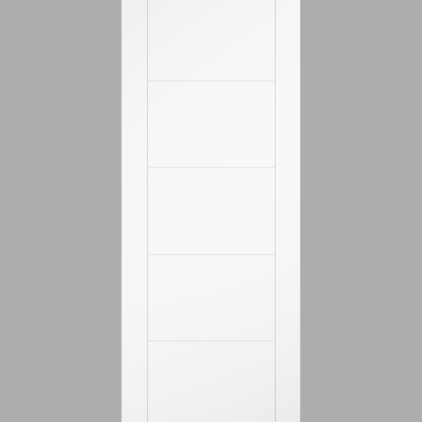 *HANDLE & DOOR BUNDLE* White Moulded Smooth Vancouver Internal Door