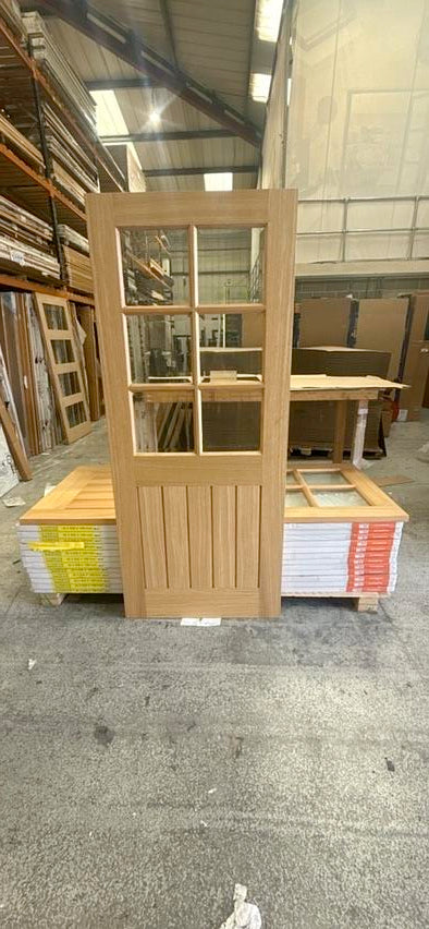 CLEARANCE Tutbury 6L Pre-Finished Glazed Internal Doors