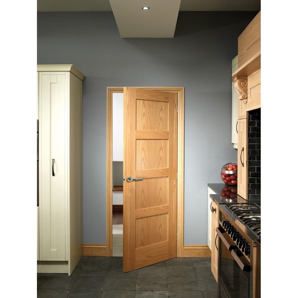 Internal Oak Pre-finished Shaker 4 Panel