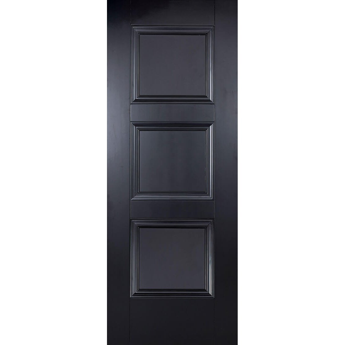 Black Amsterdam FD30 Fire Rated Internal Door