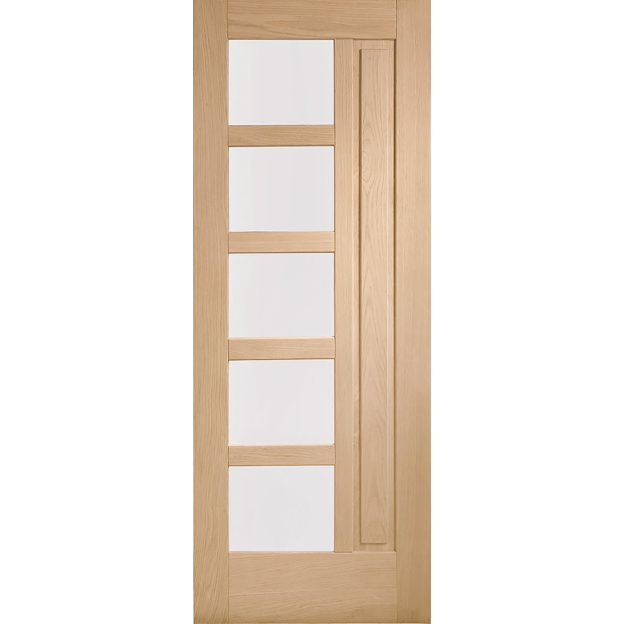 External Oak M&T Double Glazed Lucca with Obscure Glass