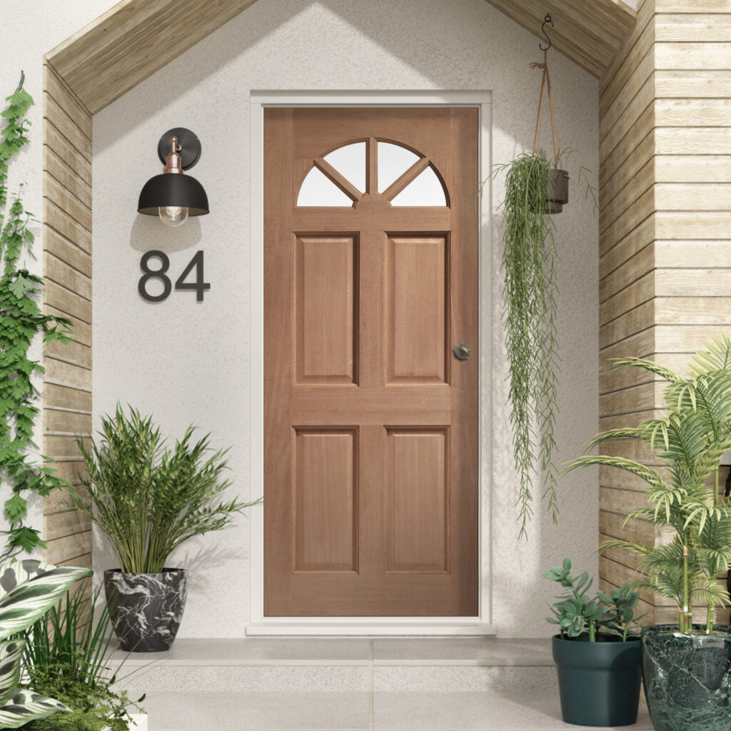 External Hardwood Dowelled Carolina Unglazed