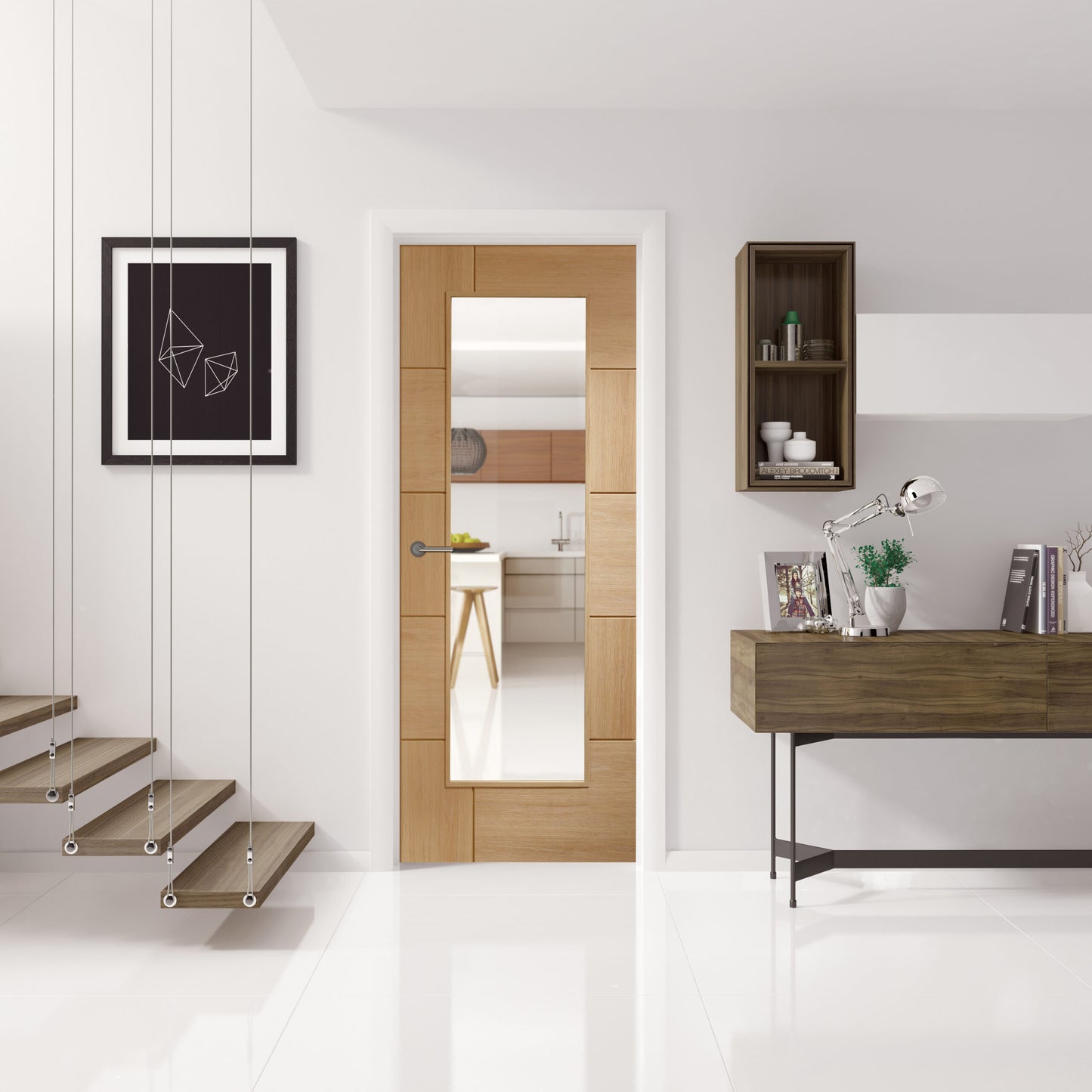 Internal Oak Ravenna with Clear Glass