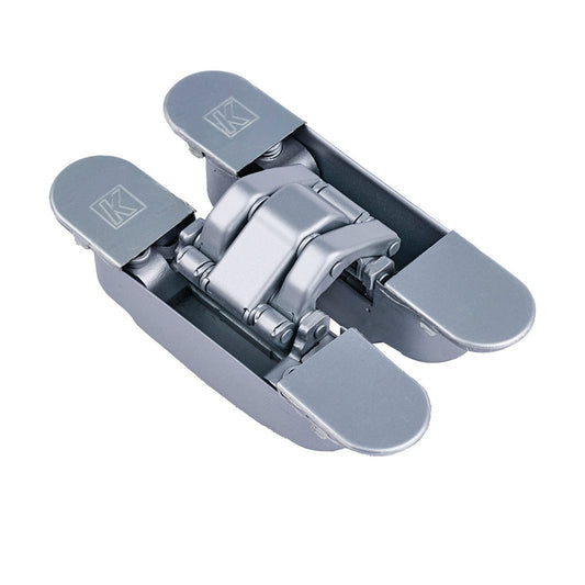 Ironmongery Eclipse Matt Chrome Concealed Hinge (Pack of 2)