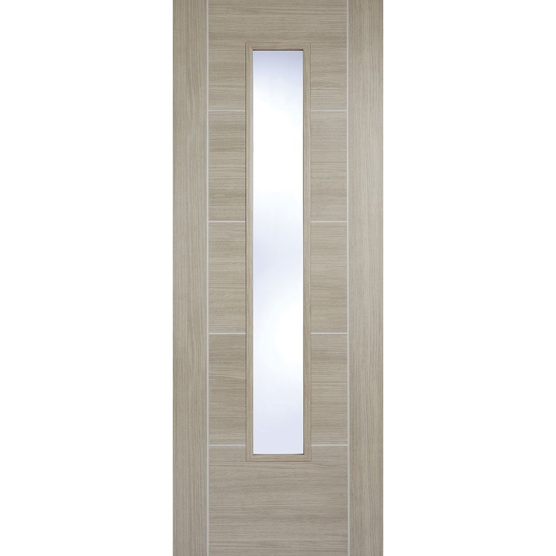 Light Grey Laminated Vancouver Glazed Internal Door