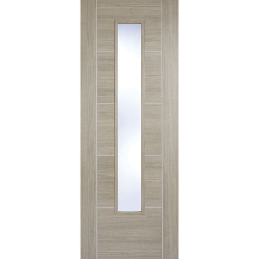 Light Grey Laminated Vancouver Glazed Internal Door