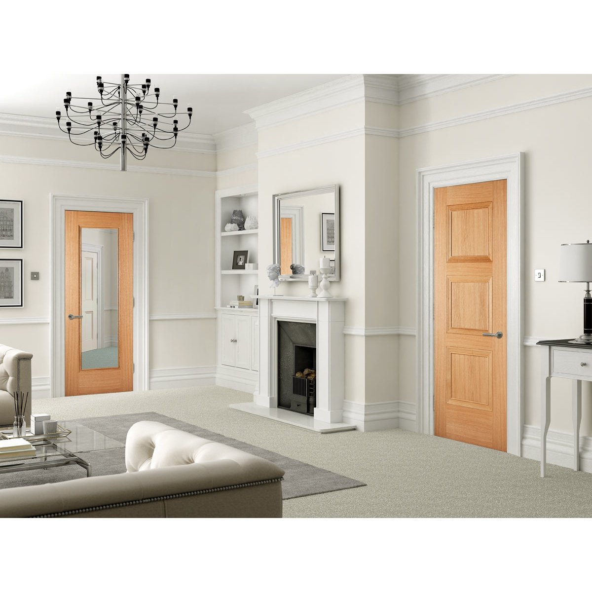 Oak Amsterdam Fire Door
