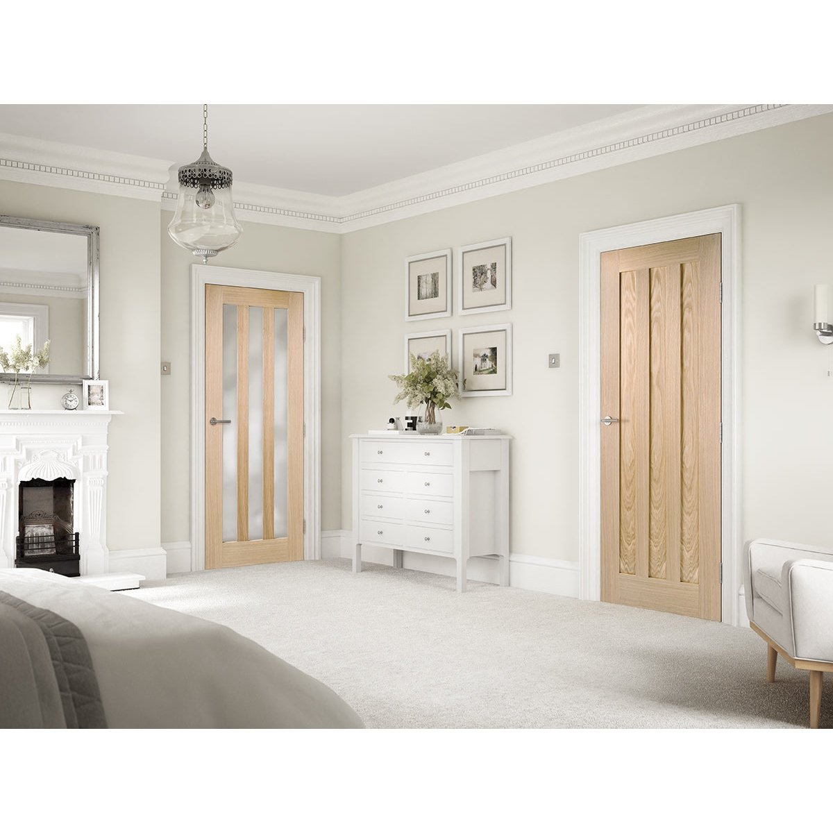 Oak Idaho FD30 Fire Rated Internal Door