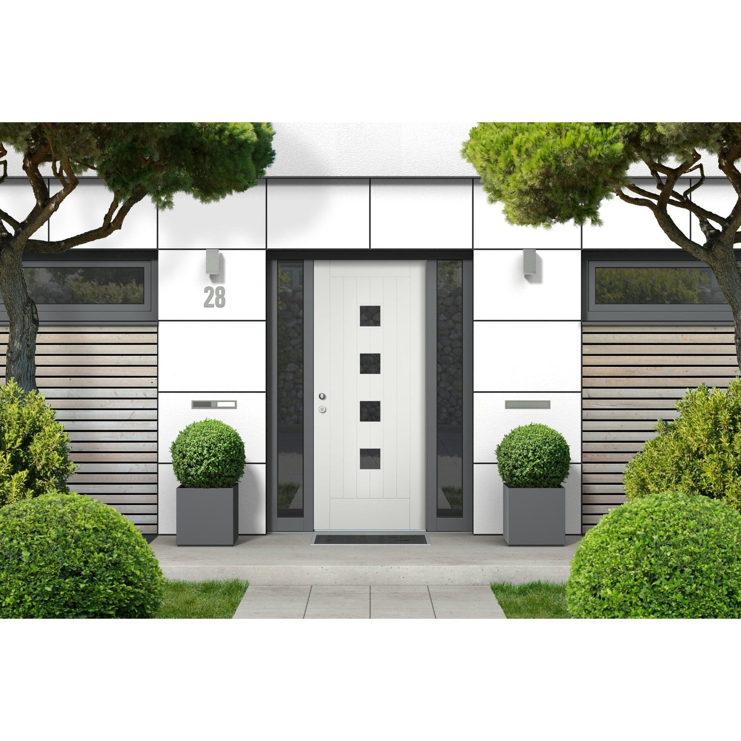 Ext Tricoya Double Glazed Siena with Obscure Glass