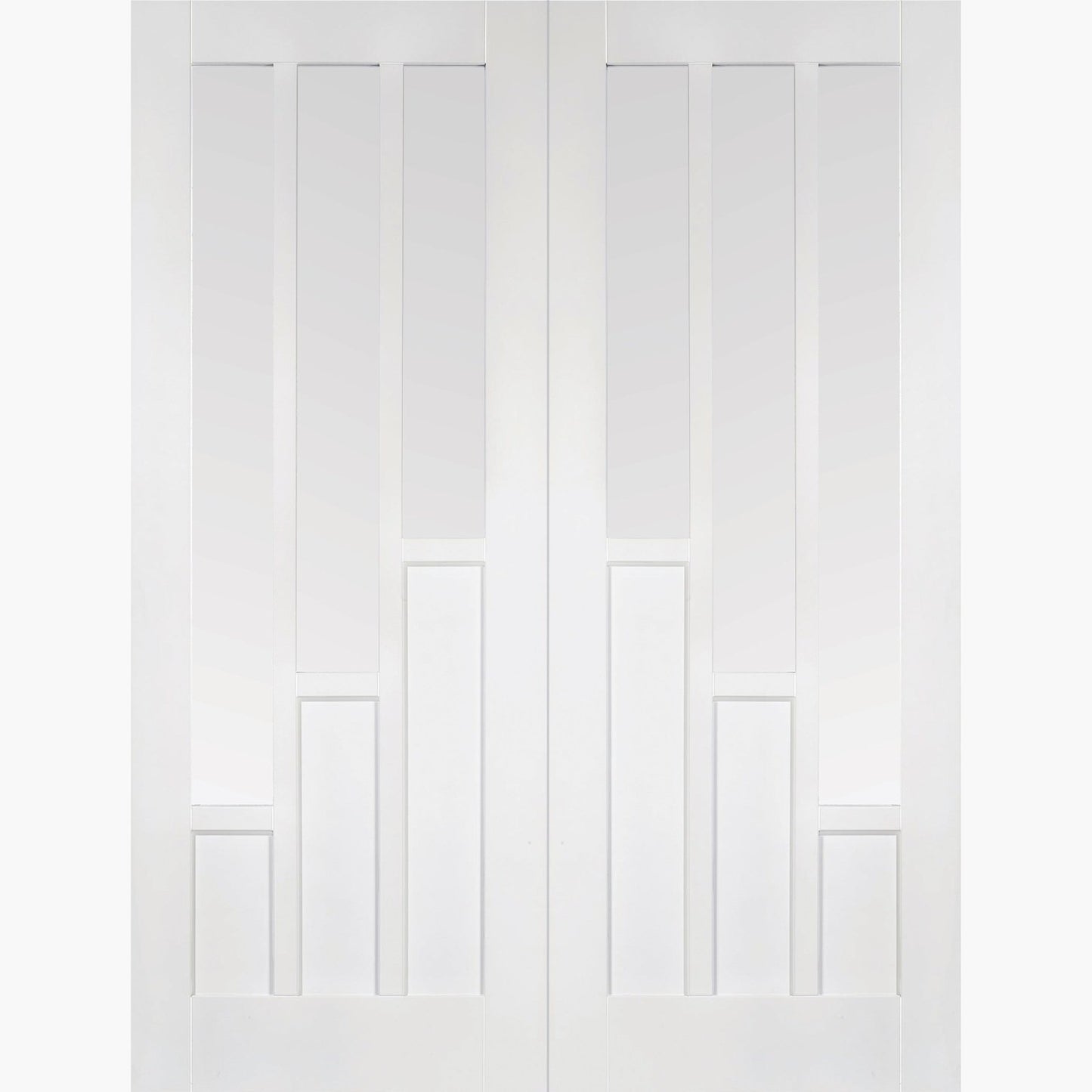 White Coventry Glazed Pair
