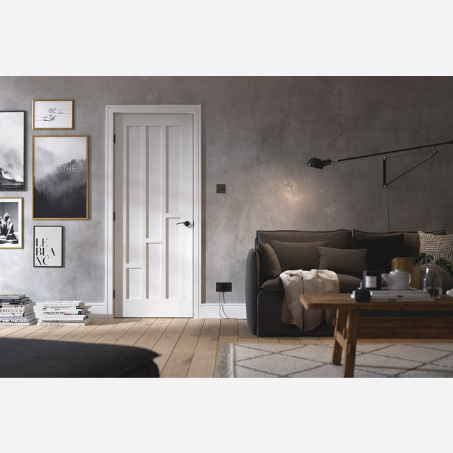 White Coventry 3P FD30 Fire Rated Internal Door