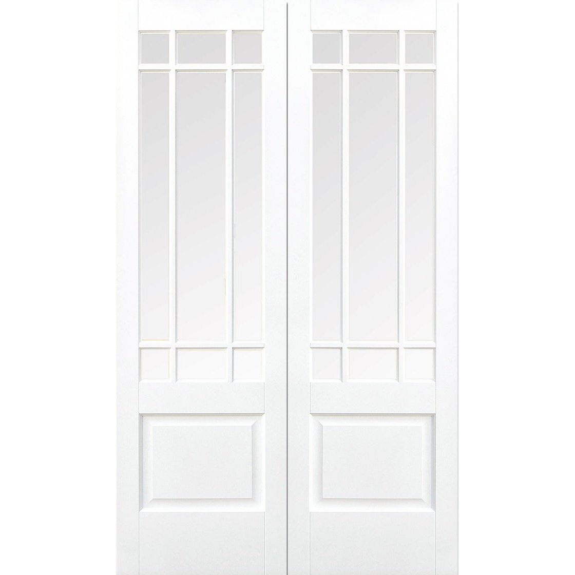 White Downham Glazed 9L Pair