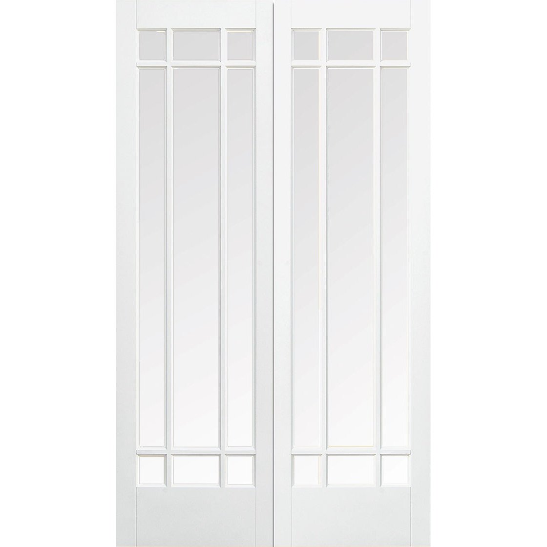 White Manhattan Glazed 9L Pair