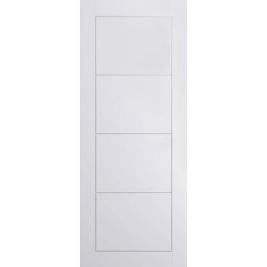 White Moulded Ladder FD30 Fire Rated Internal Door