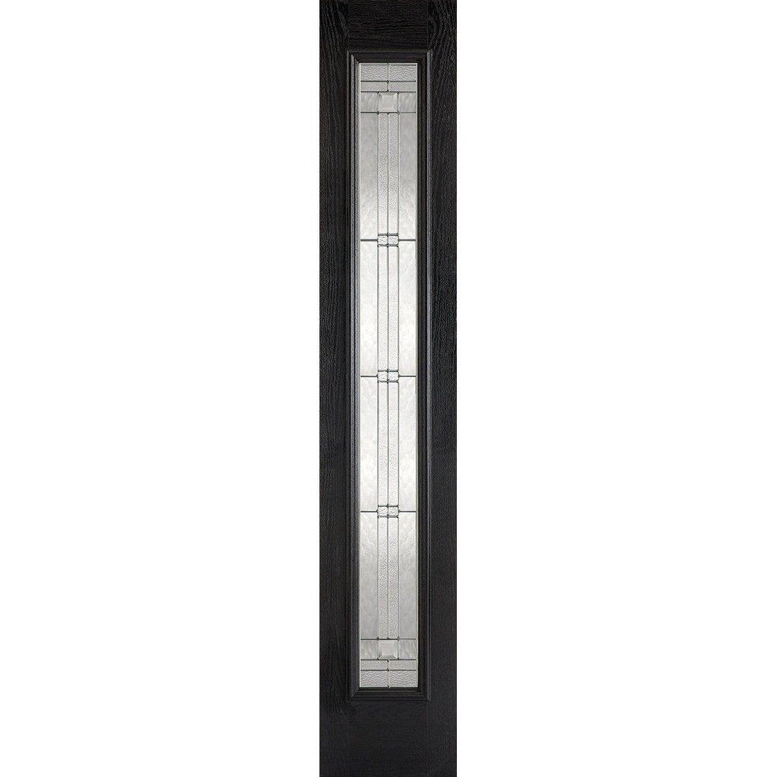 GRP Sidelight Black Glazed 1L Elegant