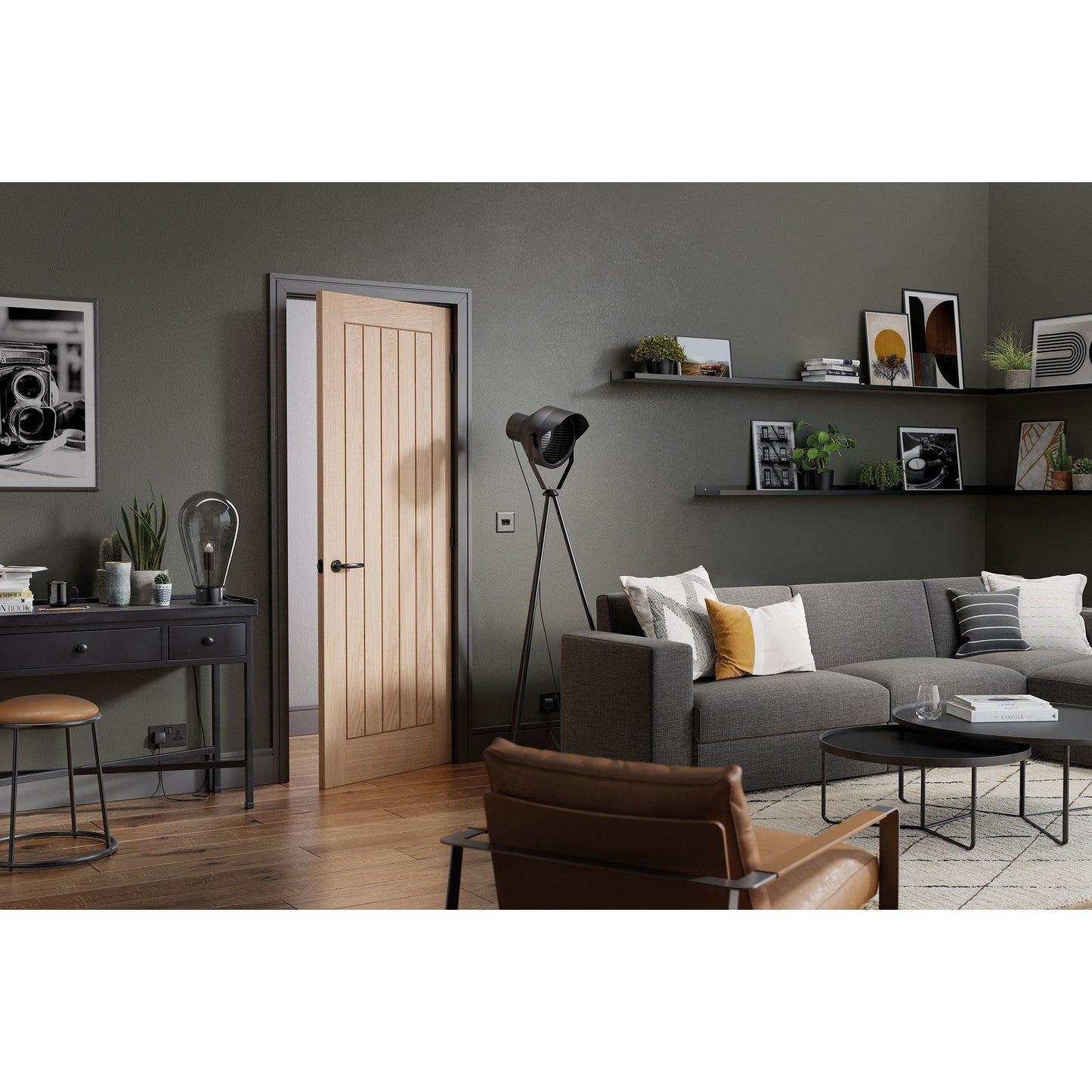 Oak Belize Pre-finished FD30 Fire Rated Internal Door