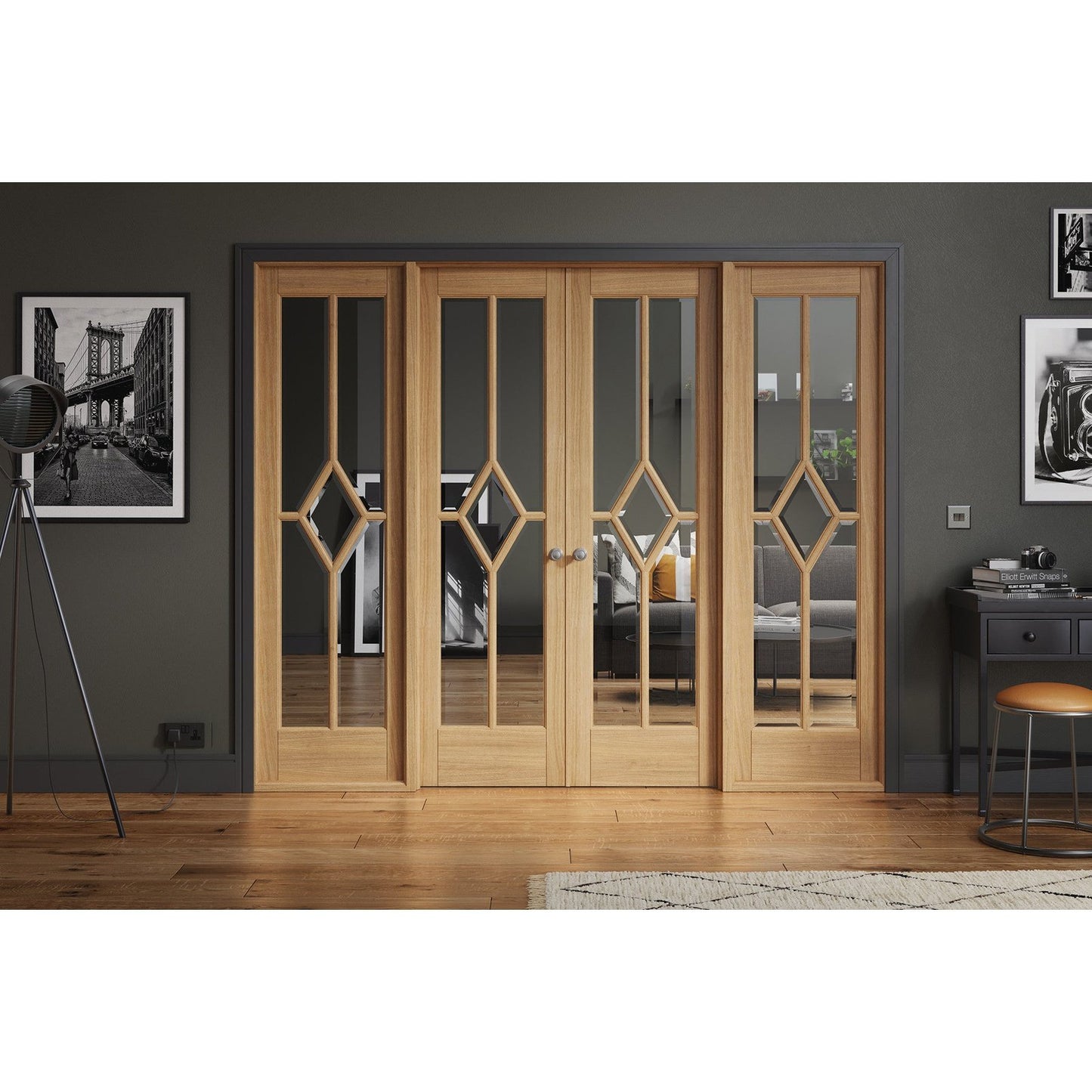 Room Divider Reims Oak W8
