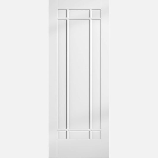 White Manhattan FD30 Fire Rated Internal Door