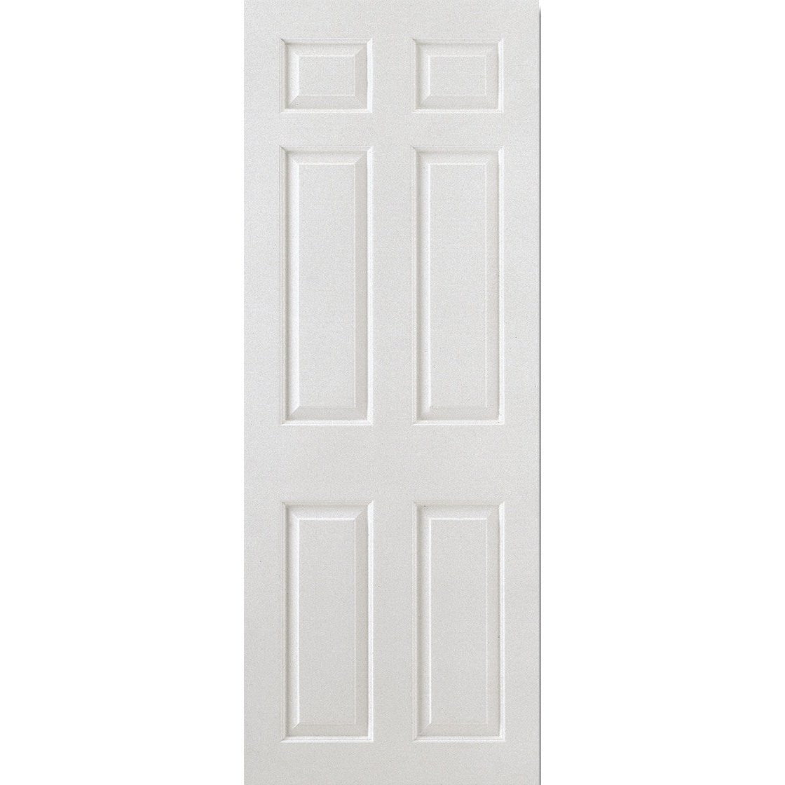 White Moulded Smooth 6P Square Top FD30 Fire Rated Internal Door