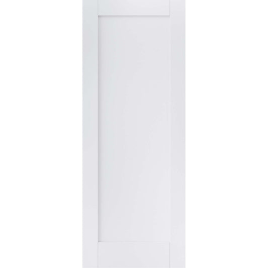 White Pattern 10 One Panel FD30 Fire Rated Internal Door