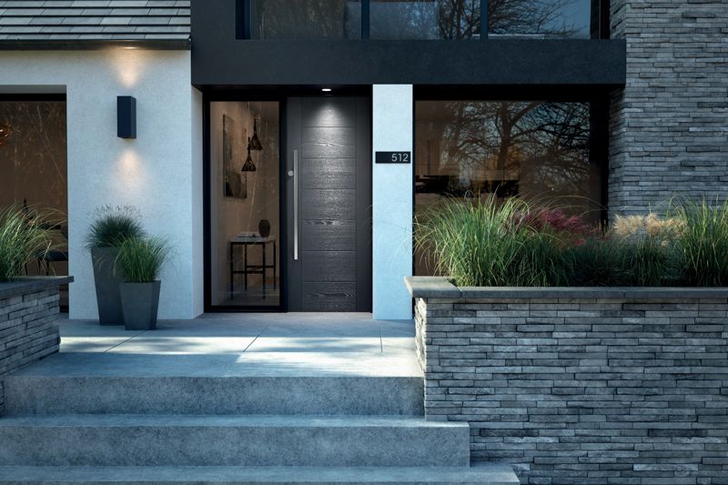 exterior glass door