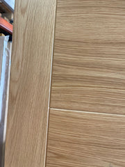 FACTORY IMPERFECTIONS Oak Iseo 5P Ladder Pre-Finished Oak Internal Doors