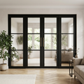 Urban 3L Industrial Style Clear Glazed Door Set 2832mm(w) x 2021mm(h)