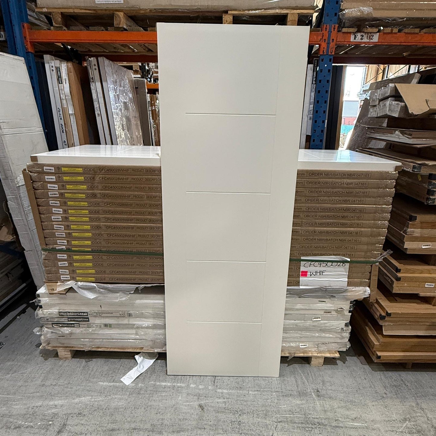 CLEARANCE Iseo 5P White Pre-Finished FD30 Fire Rated Internal Door