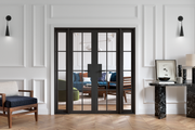 Industrial Style Malvern Clear Glazed Room Divider Door Set