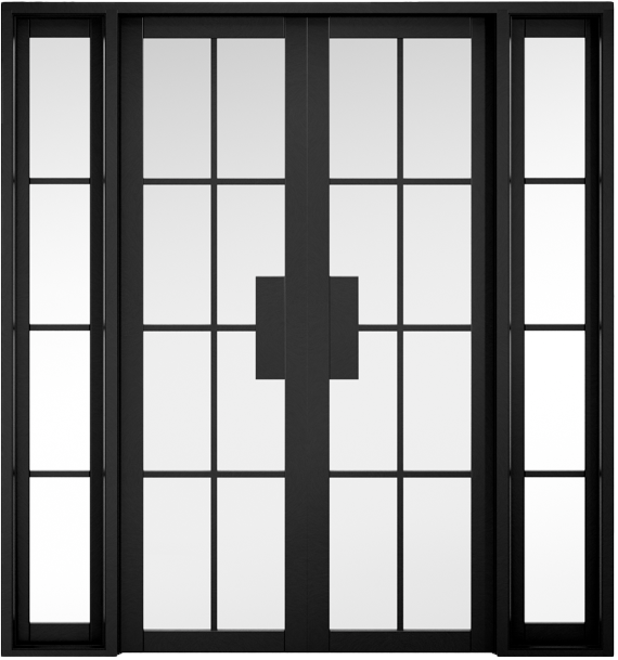 Black Malvern W6 Room Divider