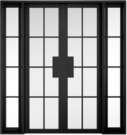 Black Malvern W6 Room Divider