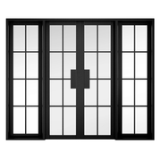 Black Malvern W8 Room Divider