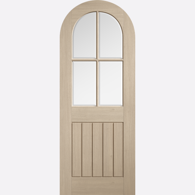 Blonde Oak Mexicano Arched Glazed Internal Door