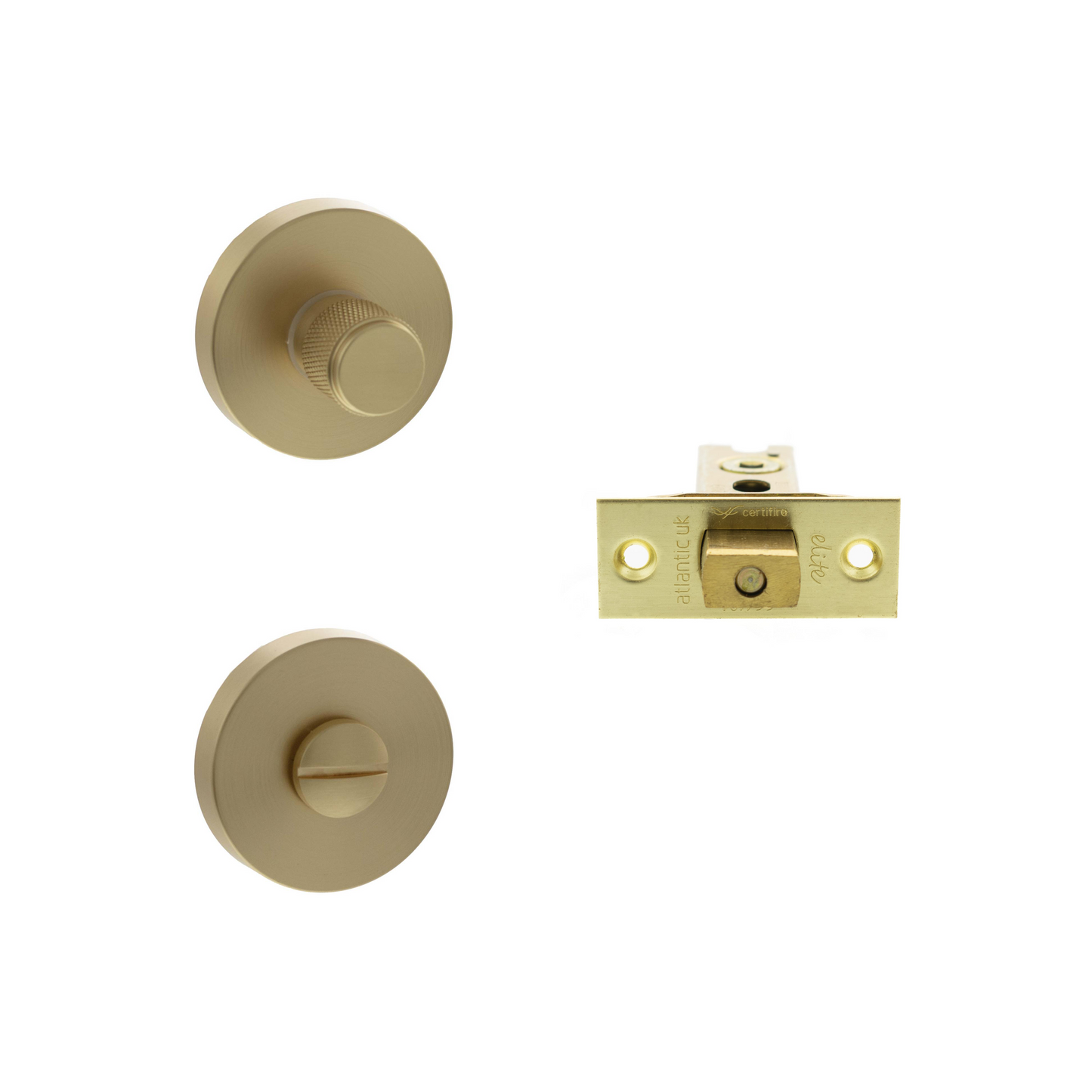 WC Thumbturn Pack for Fire Doors - Round Rose