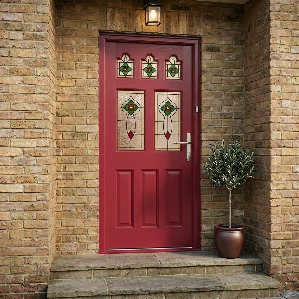 Hardwood Ealing Rose Triple Glazed External Door