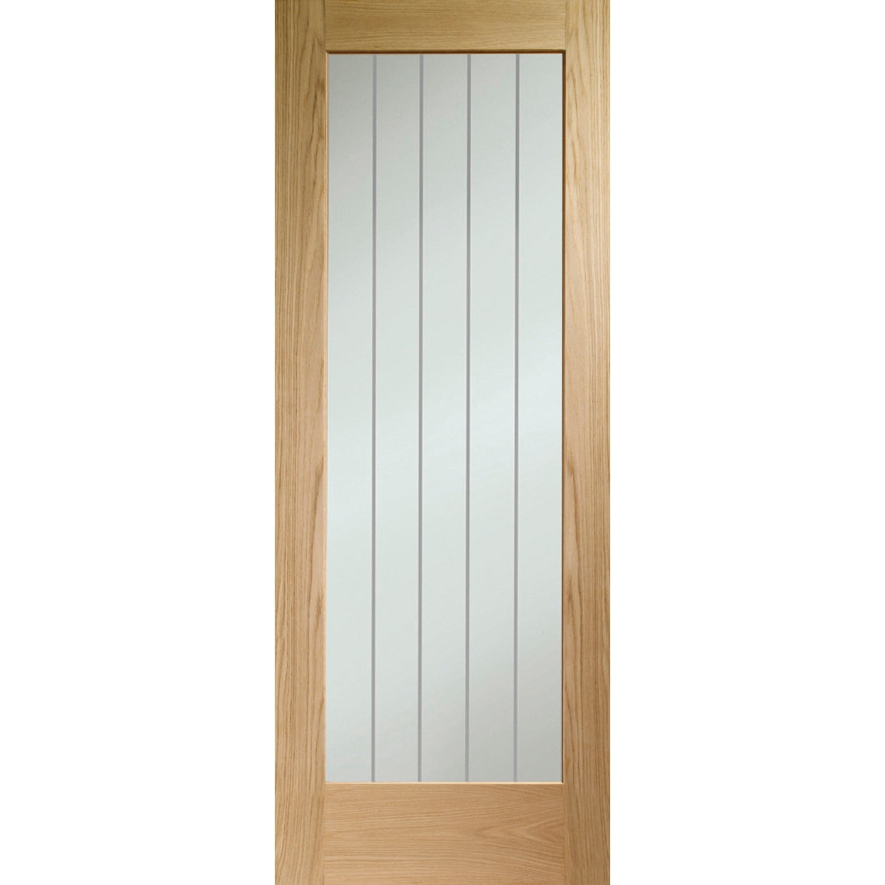 Internal Oak Essential Suffolk Pattern 10 (Clear Etched Glass)