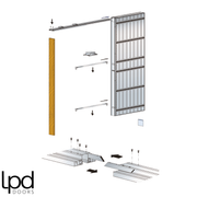 Flusso Pocket Door Set Single