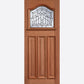 Hardwood Estate Crown Glazed 1L External Door