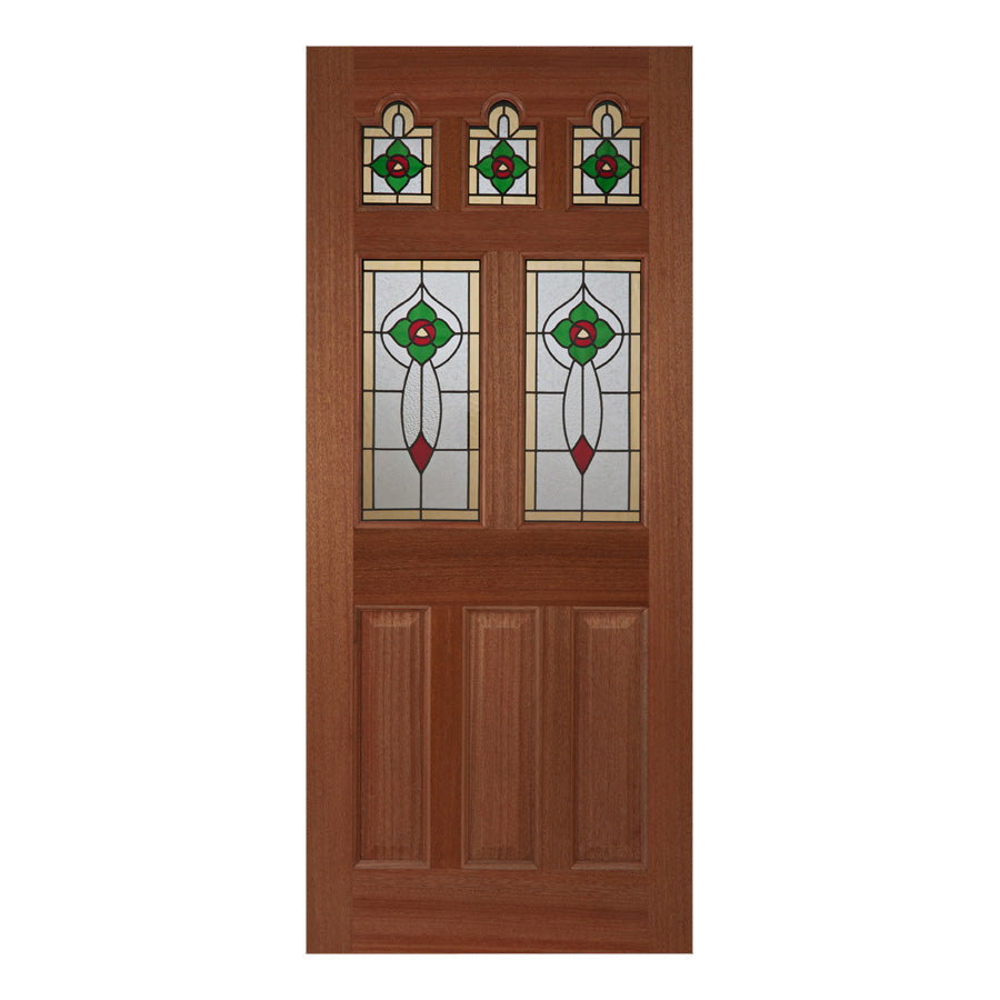 Hardwood Ealing Rose Triple Glazed External Door
