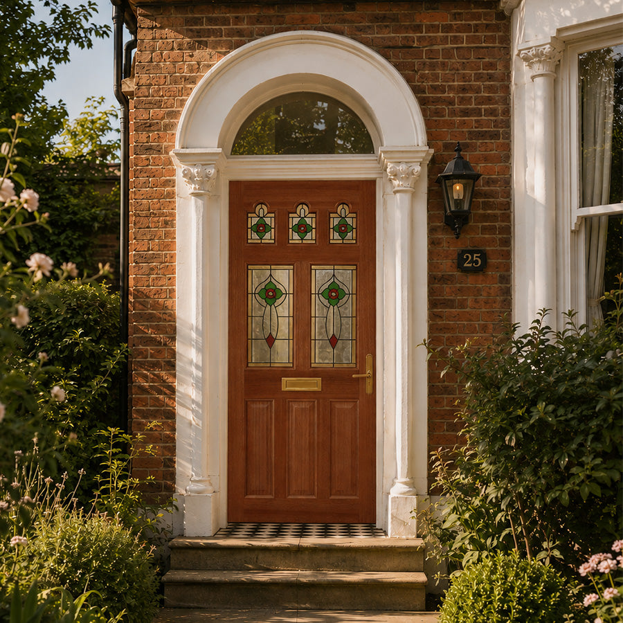 Hardwood Ealing Rose Triple Glazed External Door