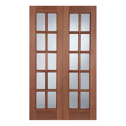 Hardwood Unglazed GTP Rebated External Door Pair